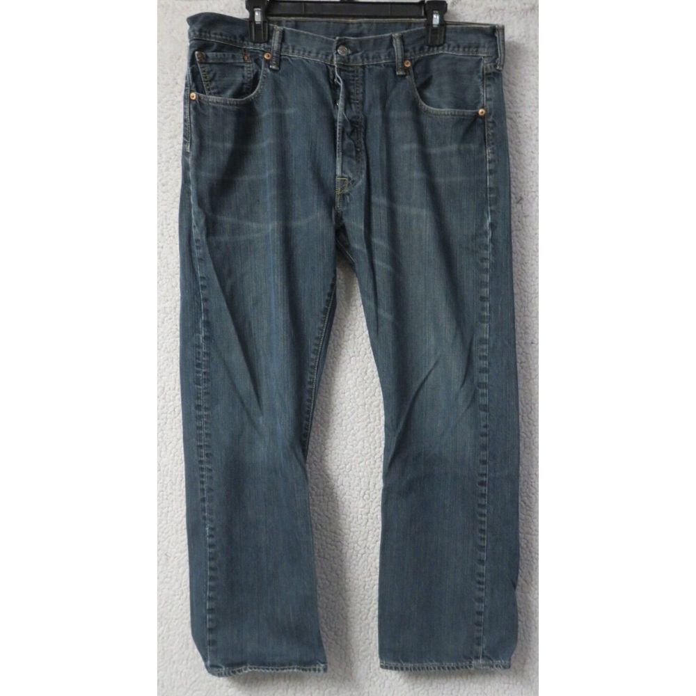 Mens Levis 501 xx Denim‎ Blue Jeans Cotton Straight Leg Size 38x30 Vintage